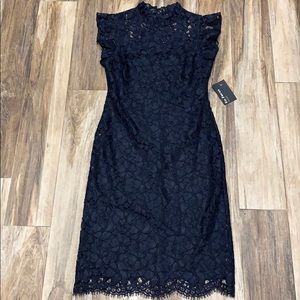 Navy Lace Dress